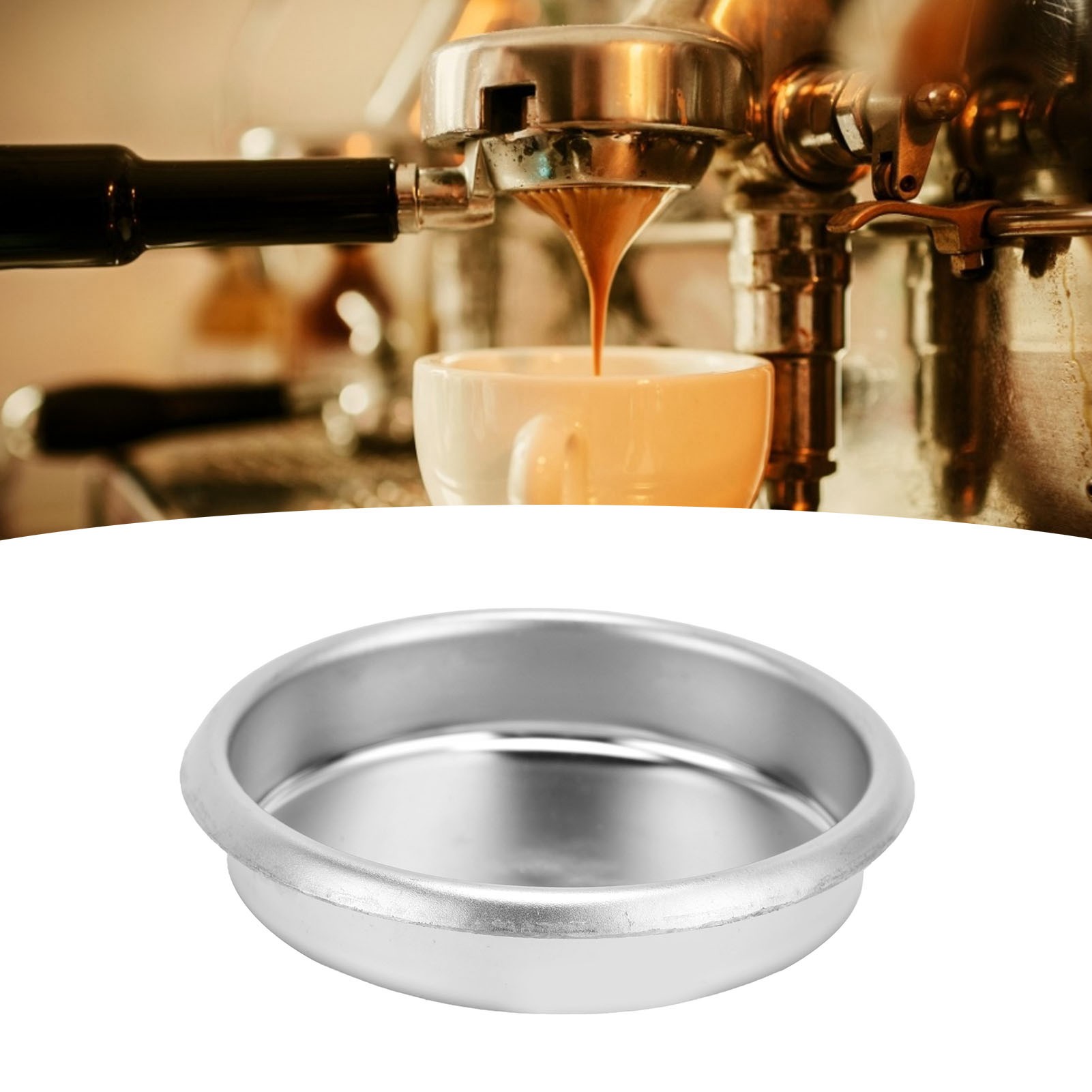 Blind Filter Disc - 54mm Coffee Machine Stainless Steel Backflush