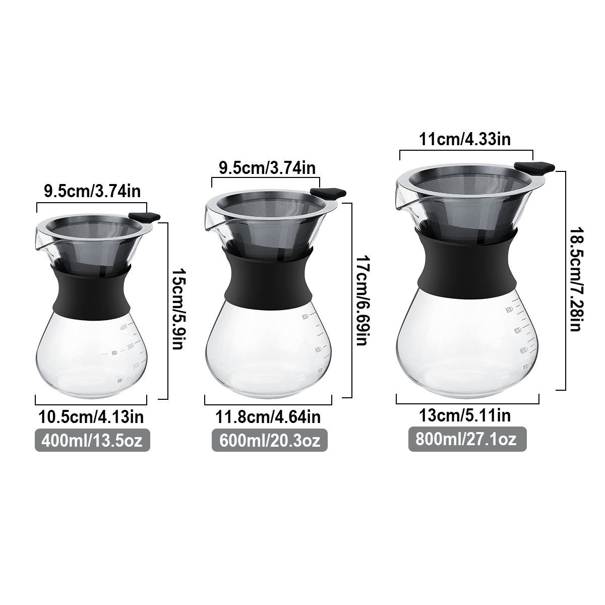 Leeseph Glass Pour Over Coffee - Coffee Equipment Pour Over review and price
