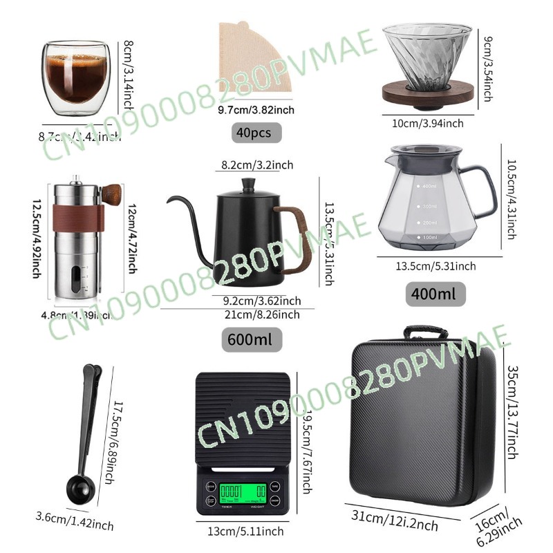 Hand pour-over coffee set outd - Coffee Equipment Pour Over review and price